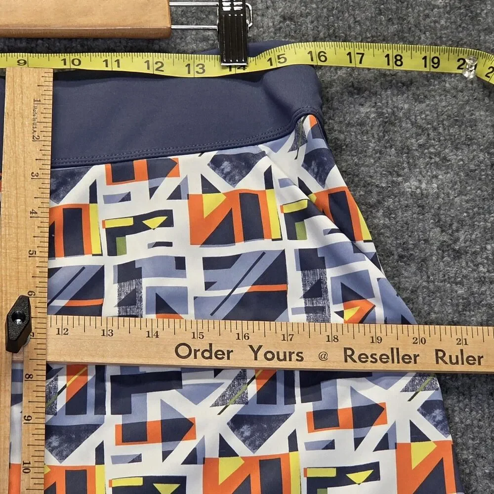 Callaway Skort Womens Large Multicolor Geometric Opti-Dri Golf Athletic Stretch